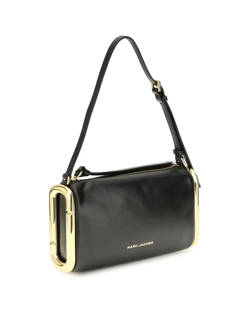 Marc Jacobs Women's Black Calf Leather Bos Taurus Shoulder Bag Black