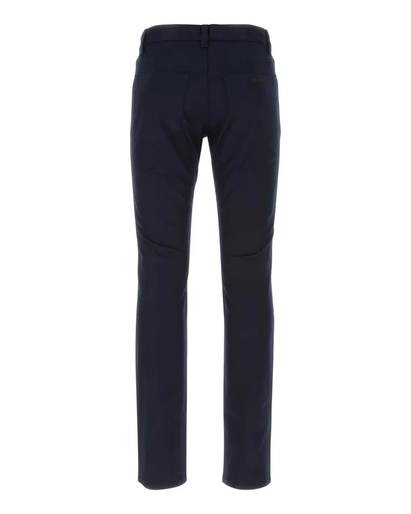 Prada Men's Dark Blue Drill Chino Pant Navy Coea Pantaloni Navy