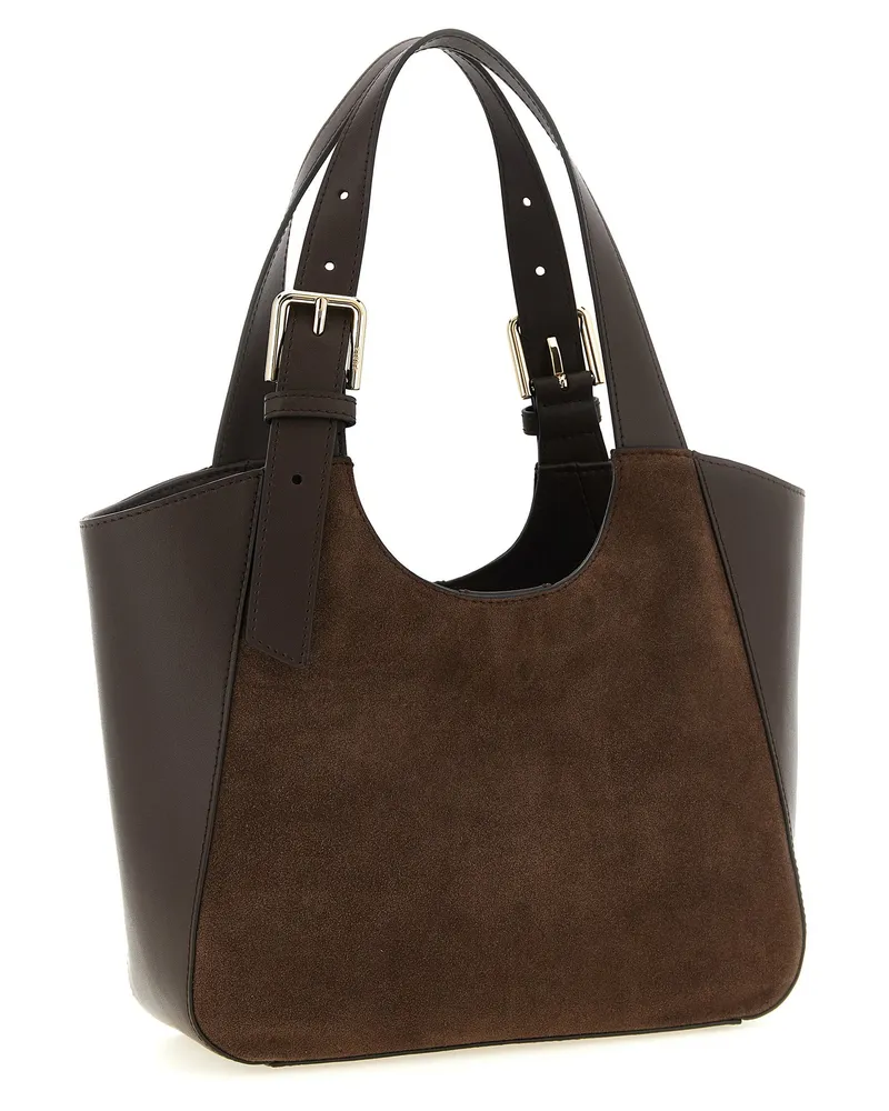 Furla Dora S Shoulder Bag — Brown Brown