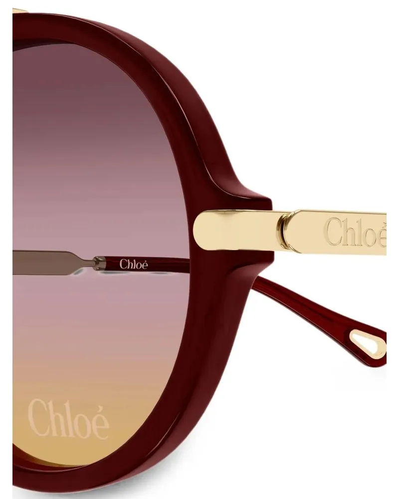 Chloé CH0357S004 Sunglasses — Burgundy Burgundy