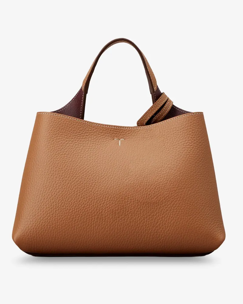 TOD'S Women's Leather Crossbody Bag Brown Shoulder Brown