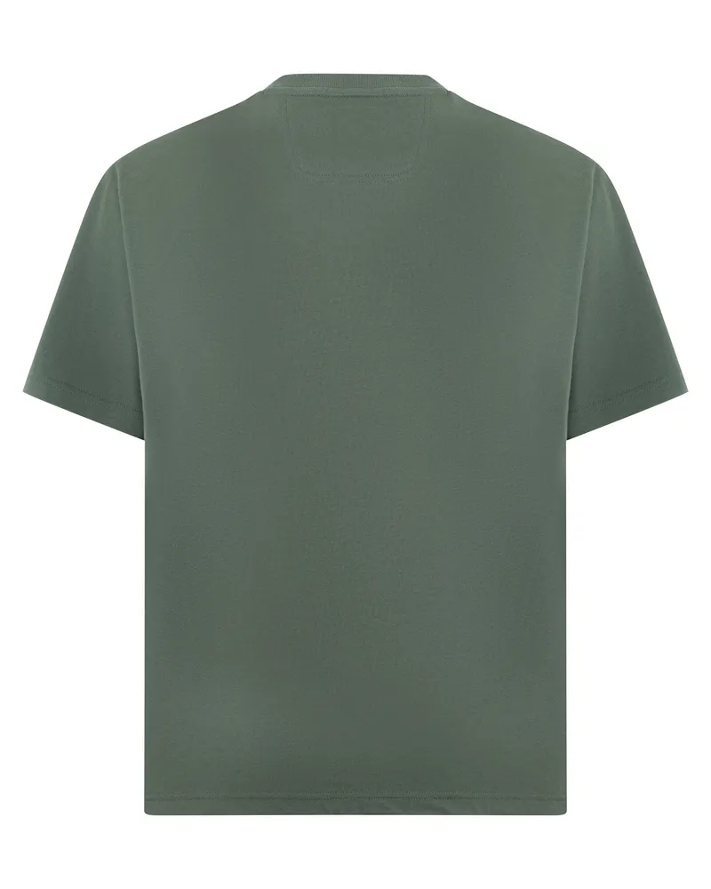 HUGO BOSS Men's Cotton Print T-Shirt Open Green T-Shirts And Polos Green