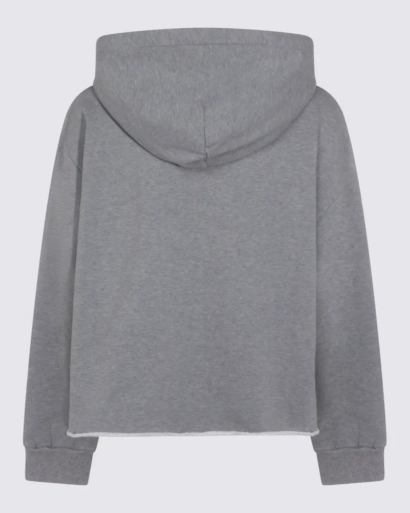Maison Margiela Women's Sweaters Grey Melange Gray