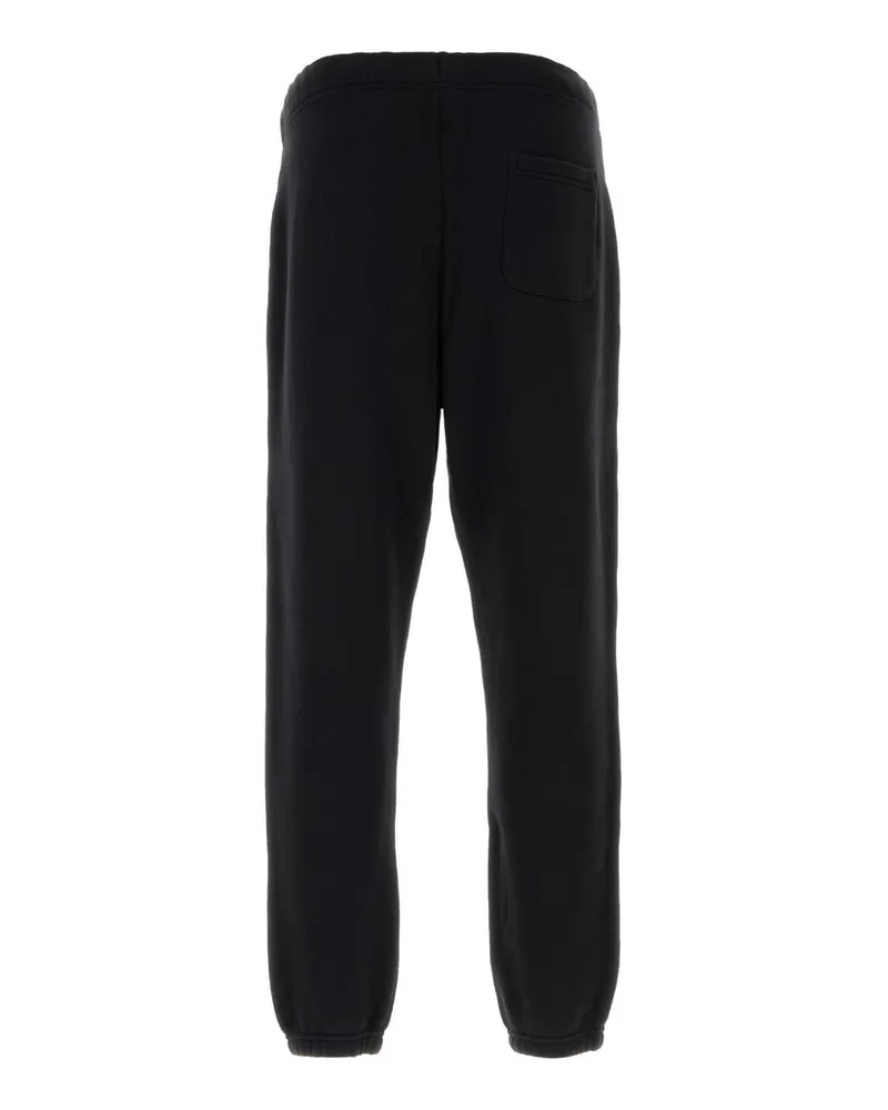 AUTRY Men's Black Cotton Joggers Jerseyblack Exterior: Pantaloni Trousers Black