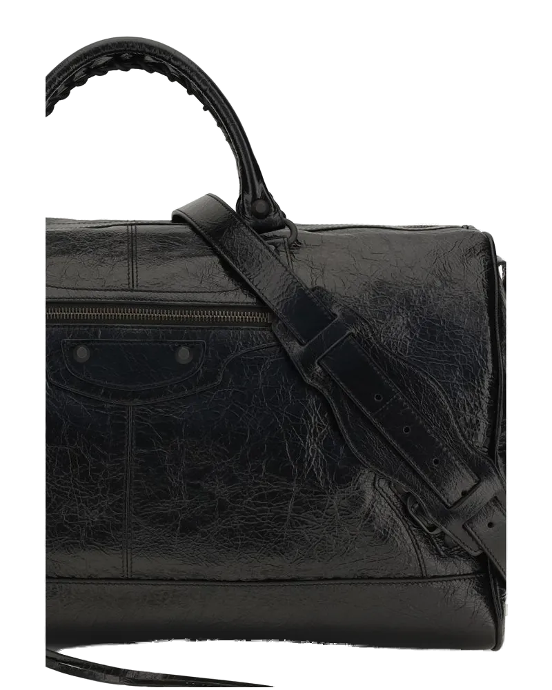 Balenciaga Le City Shoulder Bag — Black Black