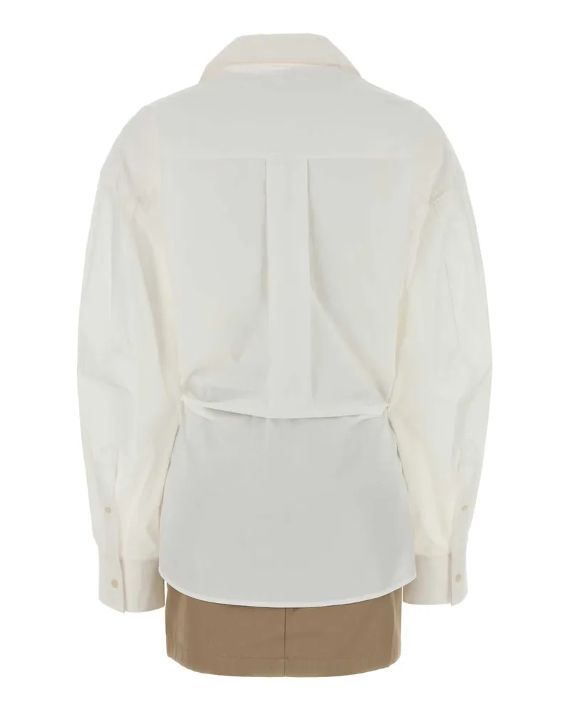Alexander Wang 1wc1266950 100 White Exterior: Cotton Abiti Dress White