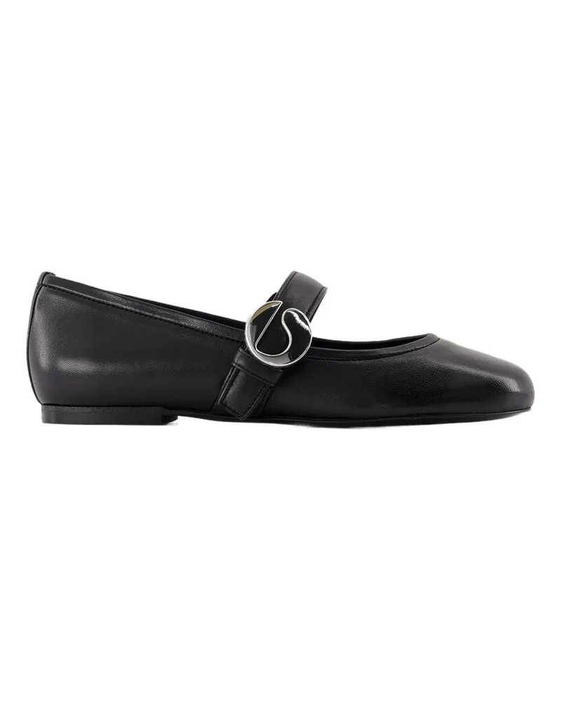 COPERNI Women's Belt Ballerinas -  Leather Black Shoes Flat-Shoes Black