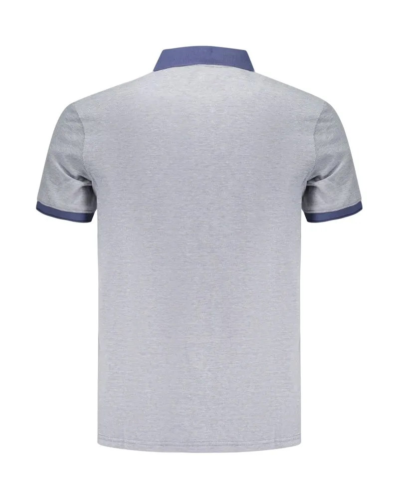 Timberland Cotton-Blend Polo Shirt — Blue Blue