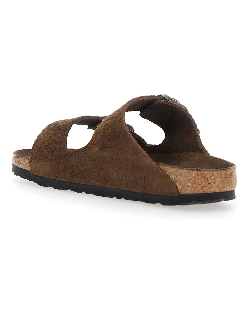 Birkenstock Women's Sandals Arizona Sfb Brown Leather Brown