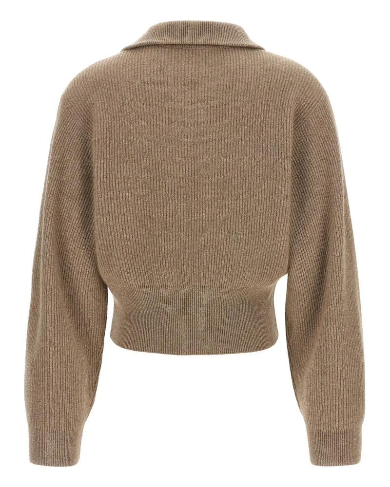 Brunello Cucinelli Sparkling Cardigan Beige