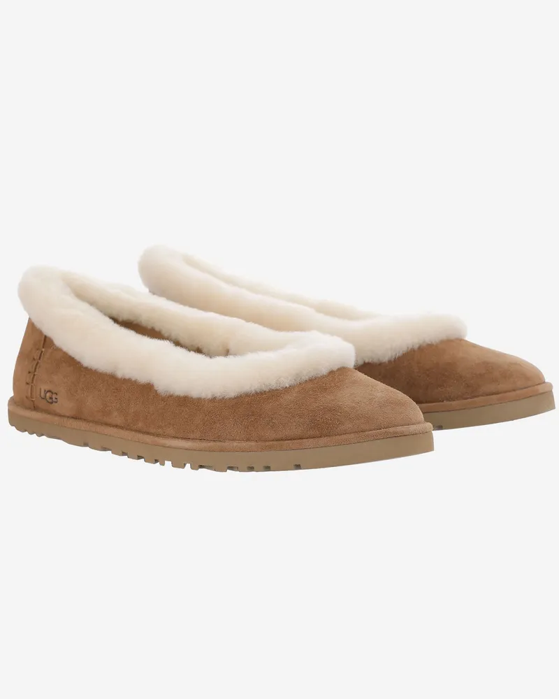 UGG Ballerina Flat — Brown Brown