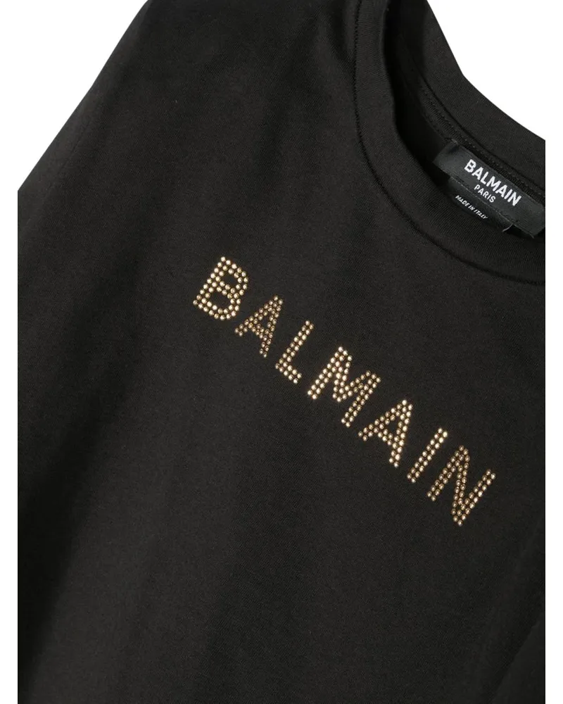Balmain Cotton T-Shirt — Black Black