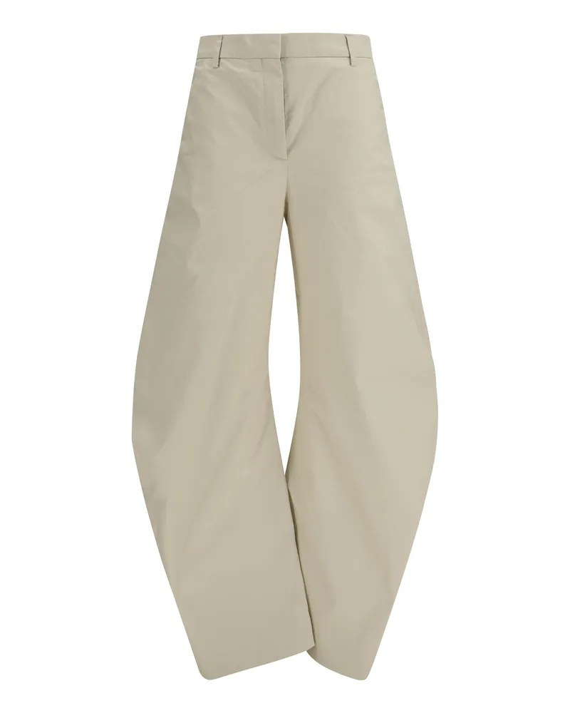 Acne Studios Women's Tailored Trousers Light Beige Cotton Beige