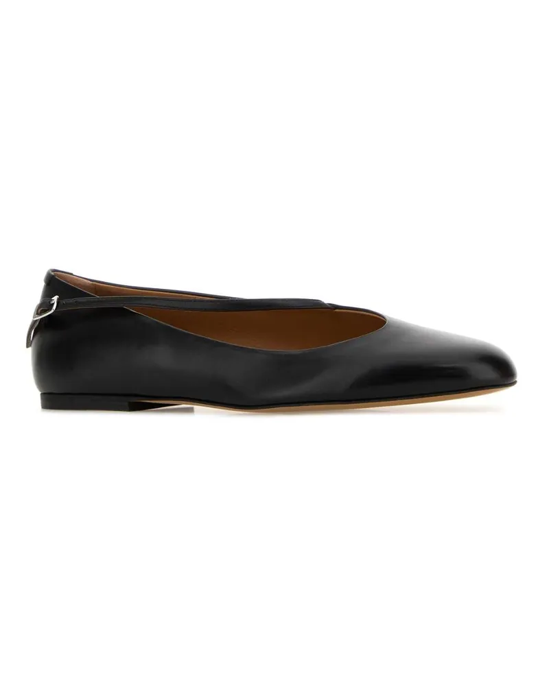 Jil Sander J16wz0020p7689 001 Black Ballerine Flat Shoes Black