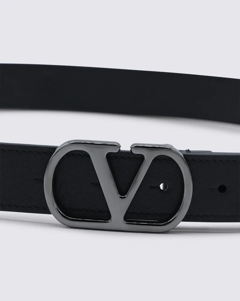 Valentino Garavani Men's Belts Black-Ruthenium _le Black