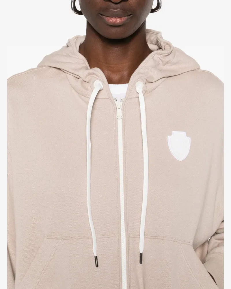 Brunello Cucinelli Women's Logo Hoodie Ss26 W Beige