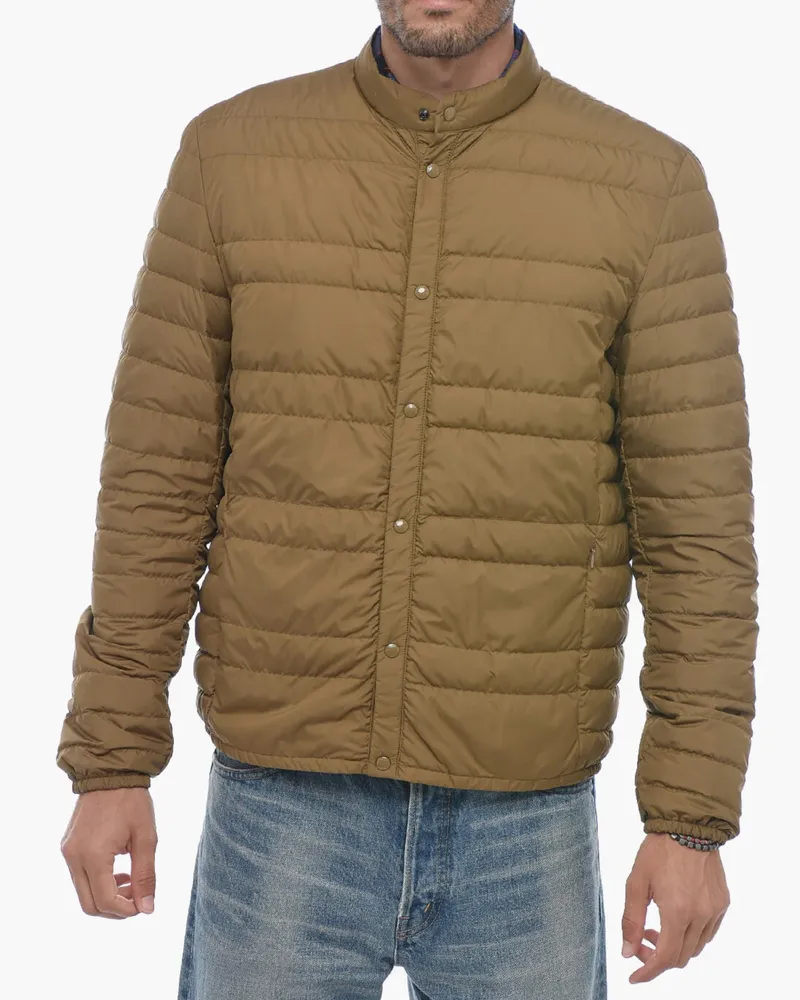 Woolrich Men's Light Quilted Down Jacket Brown Clothing > Coats Brown