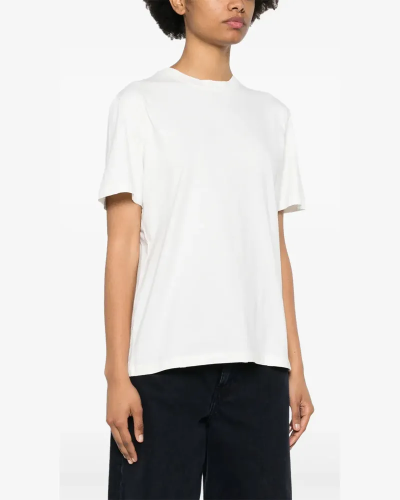 Golden Goose Women's Crew-Neck Cotton T-Shirt Aw26 W White