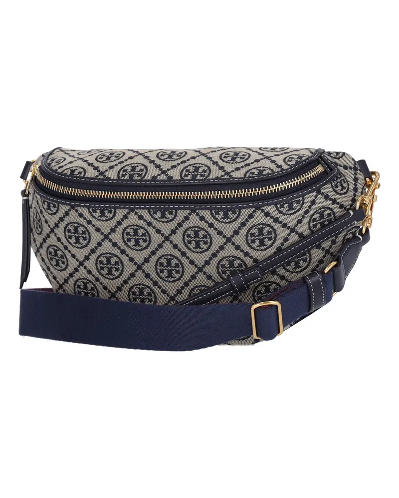Tory Burch Women's Bags Blue Body: Cotton Beige