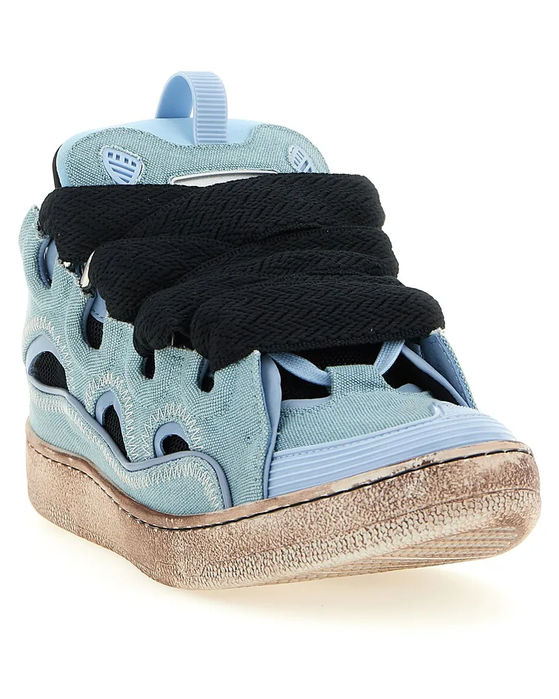 Lanvin Curb Sneaker — Blue Blue