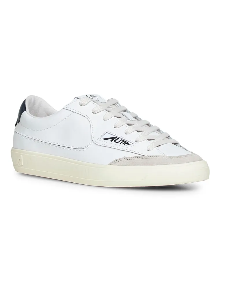AUTRY Men's Sneakers Windscape Low White Leather Calf Trainers White