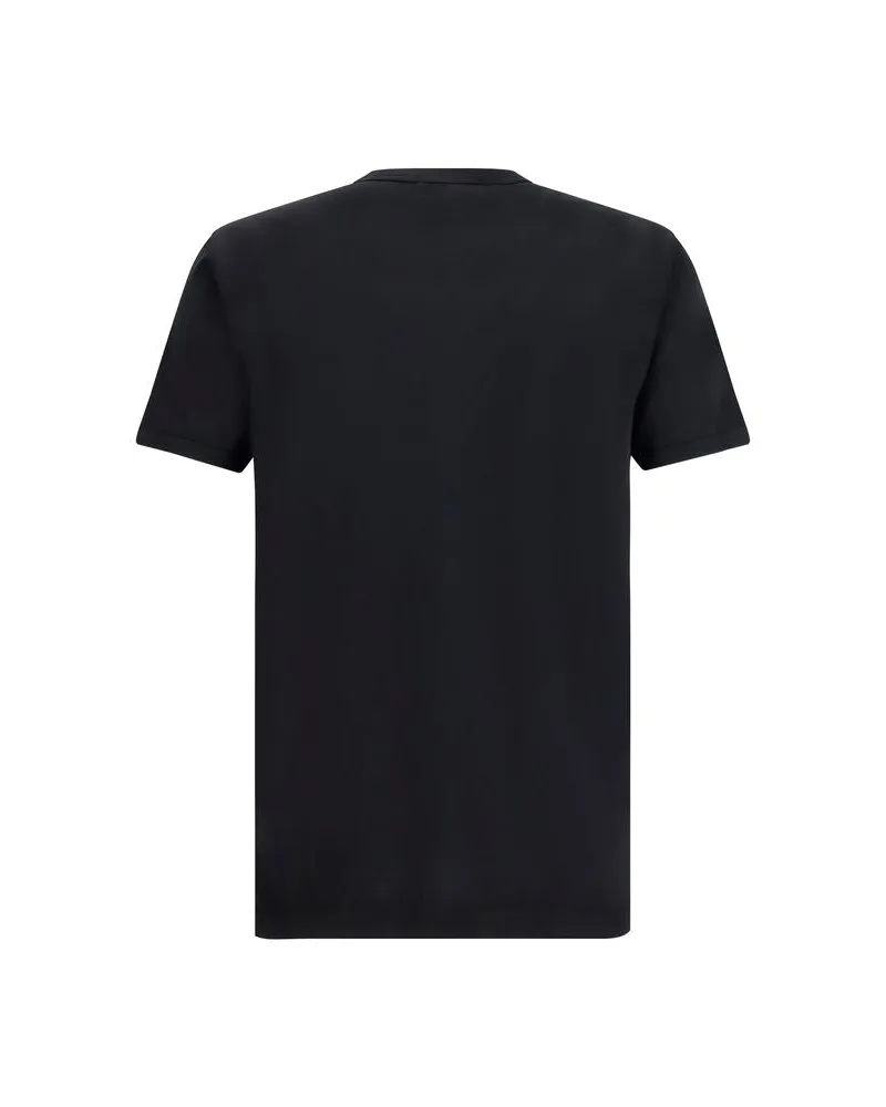 Dolce & Gabbana Men's Black Cotton T-Shirt Black
