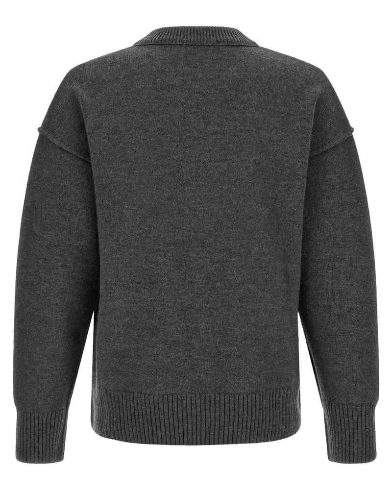 AMI Paris Sweater — Charcoal Charcoal