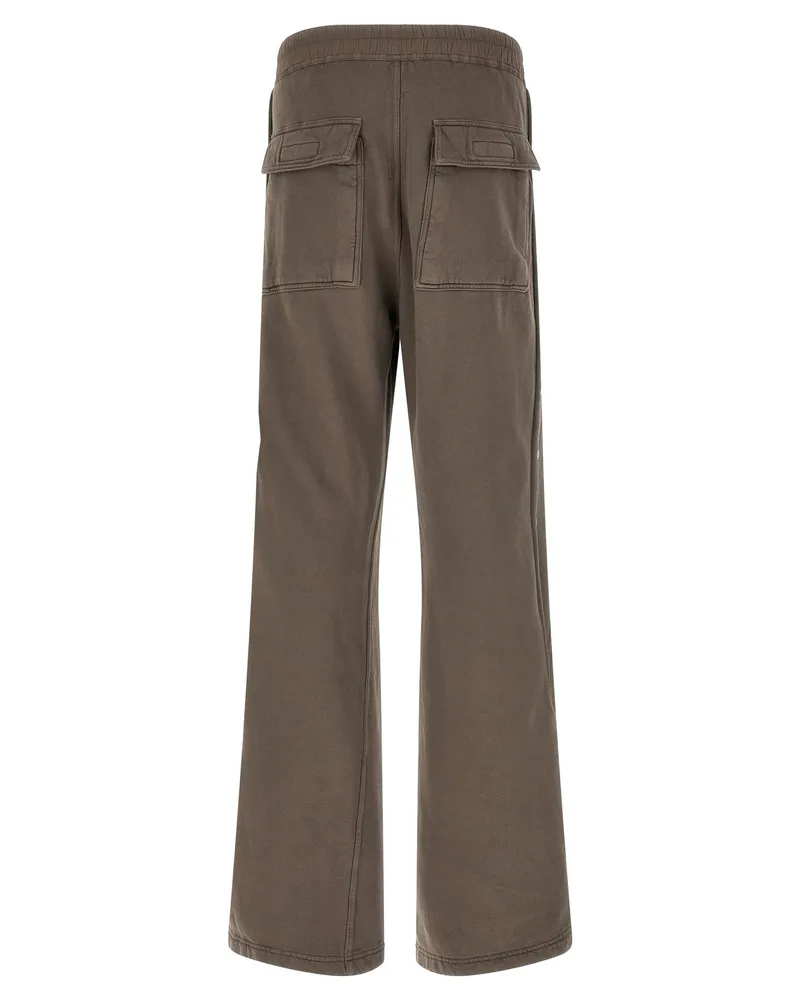 DRKSHDW by Rick Owens Wide Pusher Joggers — Taupe Taupe