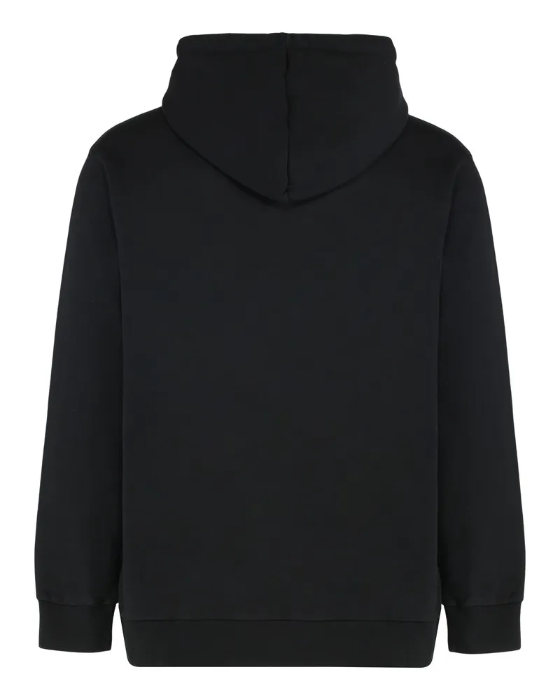 Palm Angels Men's Hooded Cotton Sweatshirt Black Jumpers Sweater Black