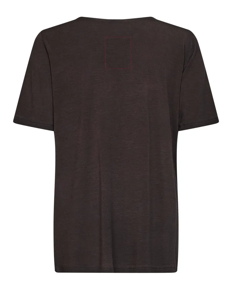 Uma Wang Women Trap Top Brown Jersey Modal Tops Brown