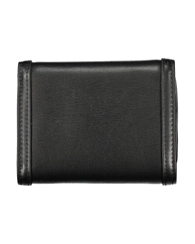 Tommy Hilfiger Compact Polyurethane Wallet — Black Black
