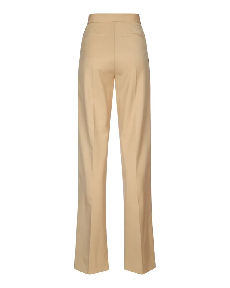Elisabetta Franchi Women's Pants Cammello Plwv Pantaloni Trousers Beige