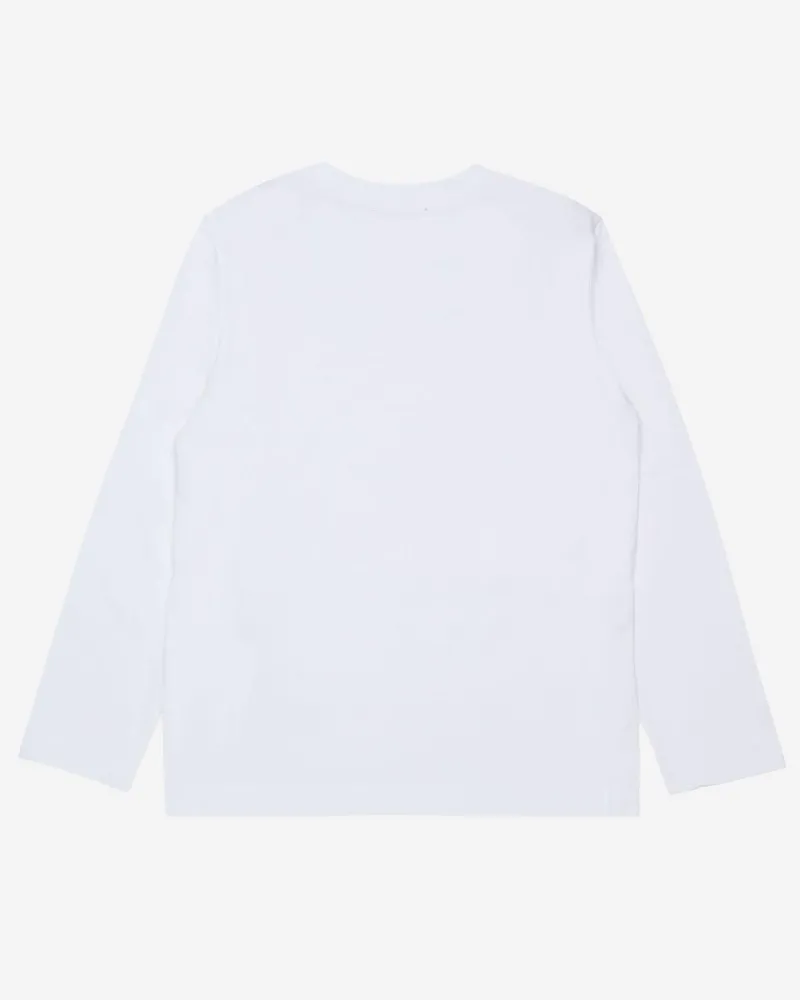 Diesel Boys' Cotton Slider Sweatshirt With Logo White Hoods & Sweatshirts White