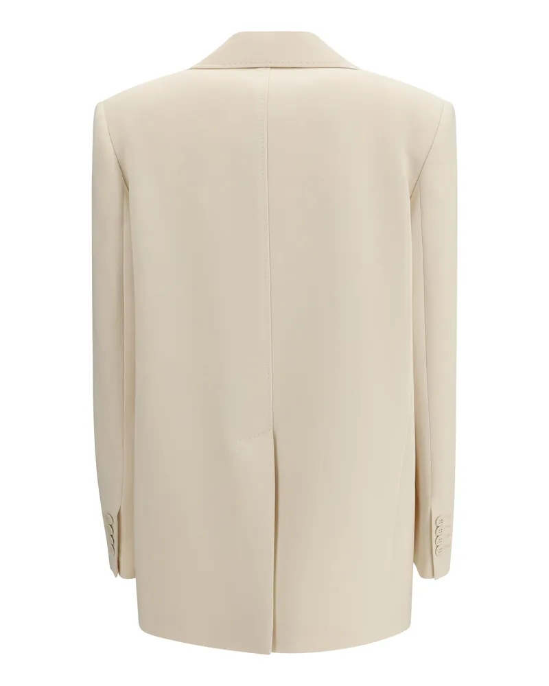 Max Mara Women's Bosco Blazer Beige Triacetate; Polyester Blazers & Vests Beige
