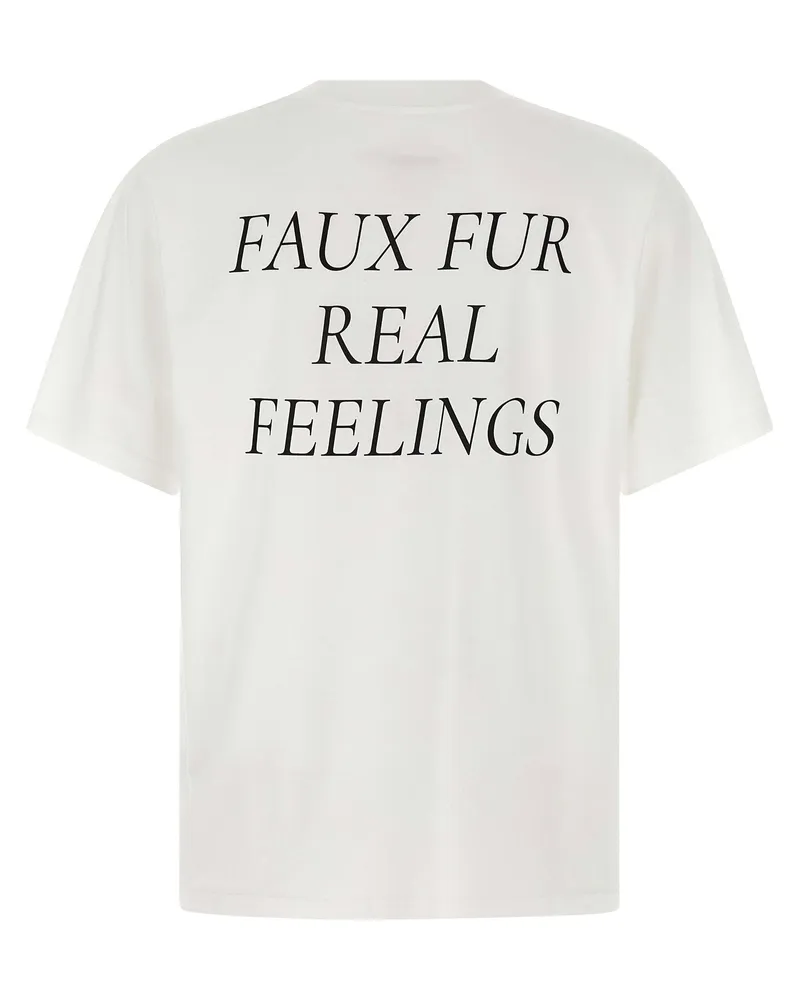 Maison Margiela Logo-Print Cotton Jersey T-shirt — White White