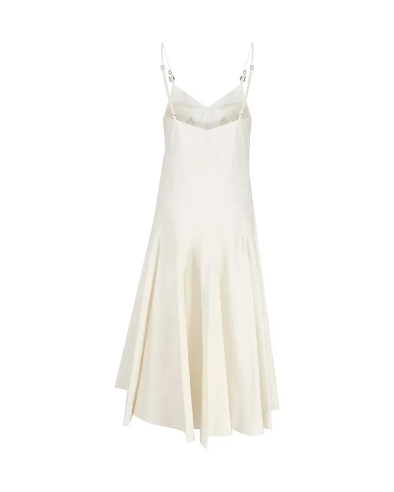 Bottega Veneta Women's White Cotton Casual Dress White