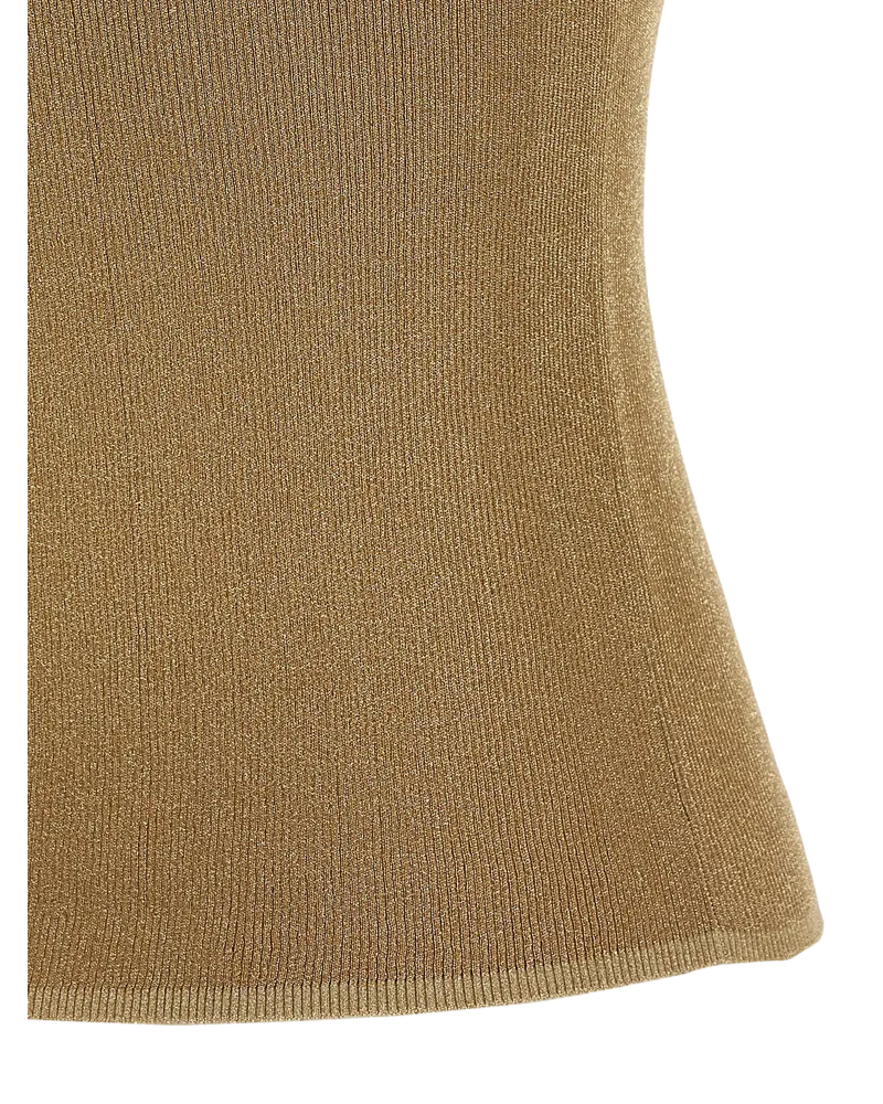 Max Mara Studio Tank Top — Gold Gold