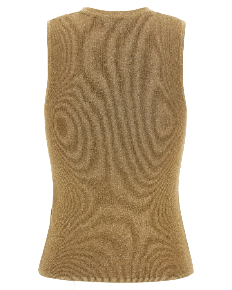 Max Mara Studio Tank Top — Gold Gold