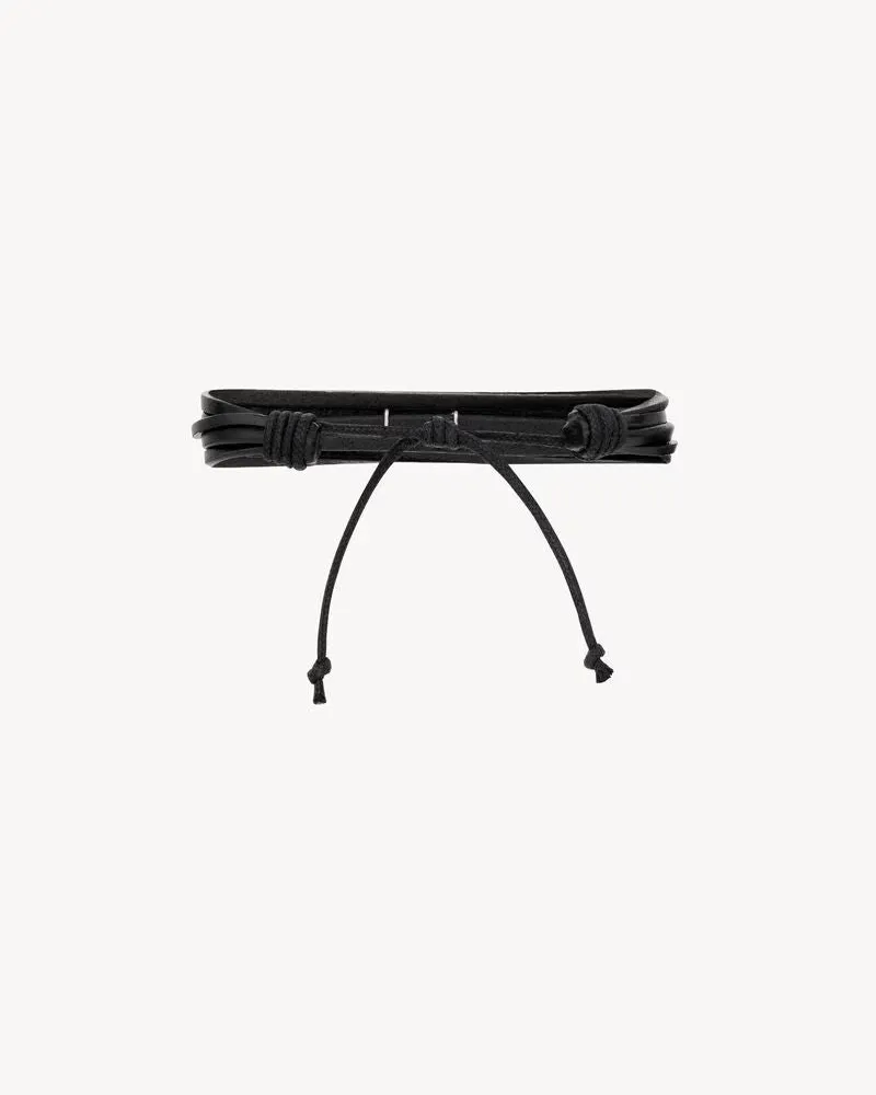 Saint Laurent SL H26 Bracelet — Black Black