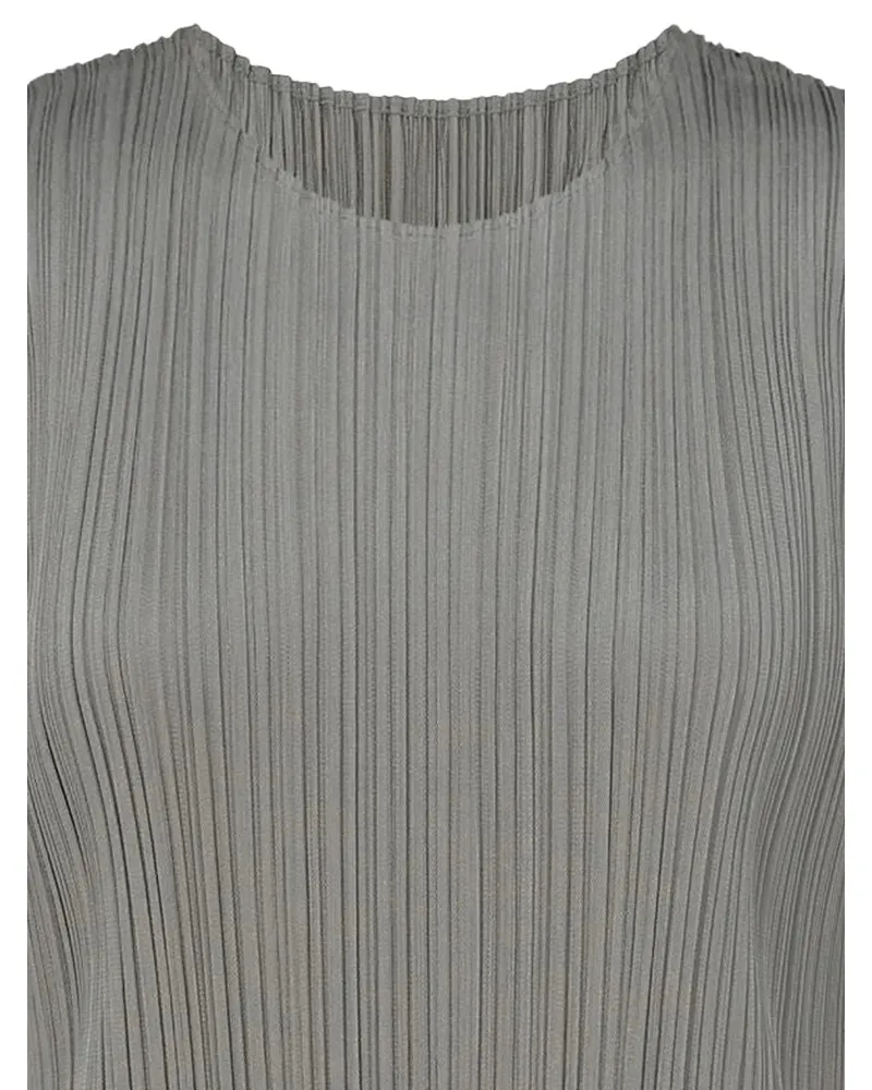 Issey Miyake Pleats Please Dress — Gray Gray