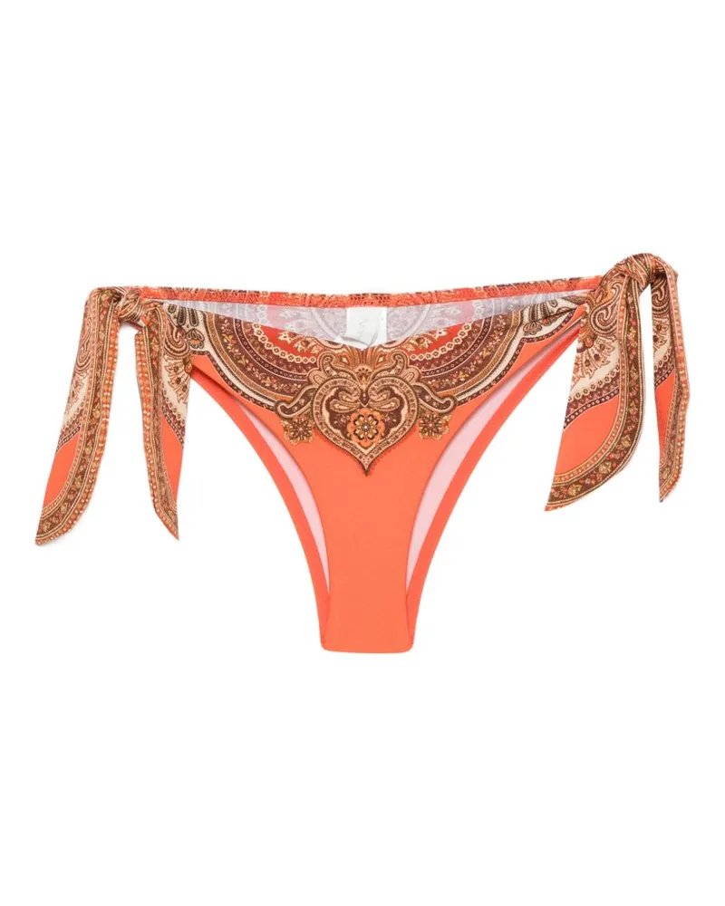 Zimmermann Mahon Bikini Bottom — Orange Orange