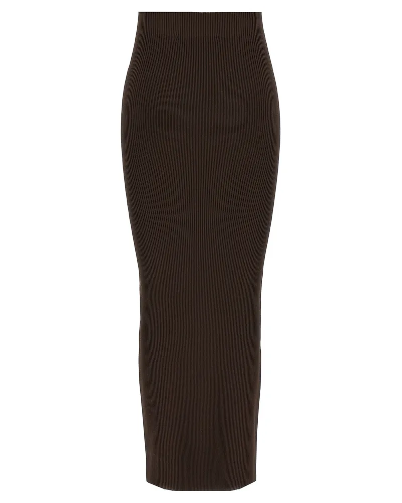 Max Mara Women's Brown Viscose Mini Skirt Brown