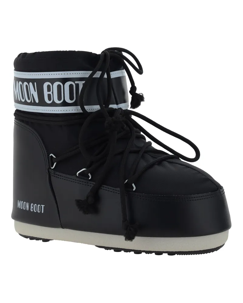 Moon Boot Women's Icon Low Boots Black Upper: Nylon; Sole: Rubber Black