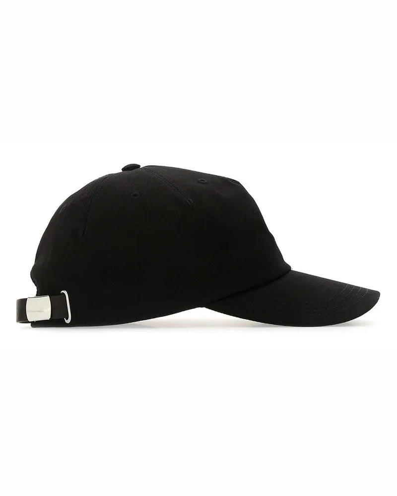 Alexander McQueen 6328964105q 1078 Exterior: Cotton Cappelli Hat Black