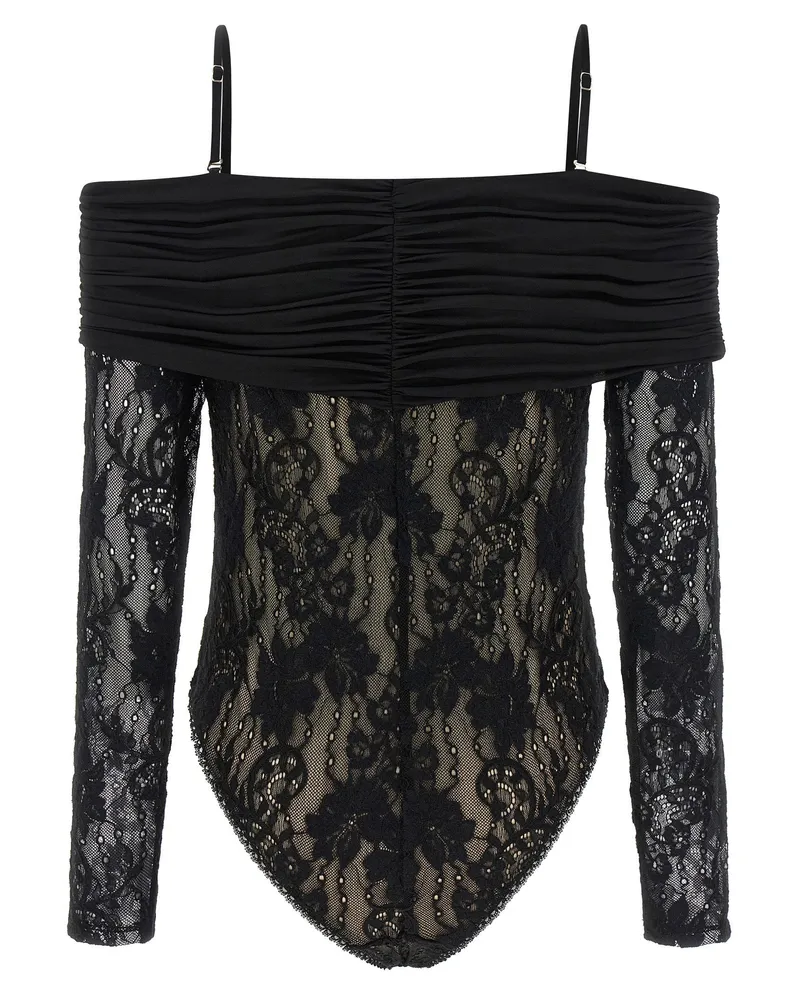 Zimmermann Rebellion Bodysuit — Black Black