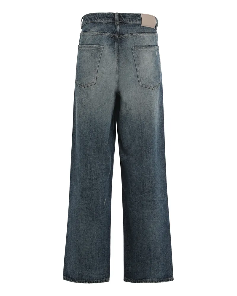 Our Legacy Men's Straight Jeans Vast Cut Denim Cotton Regular & Straight-Leg Blue