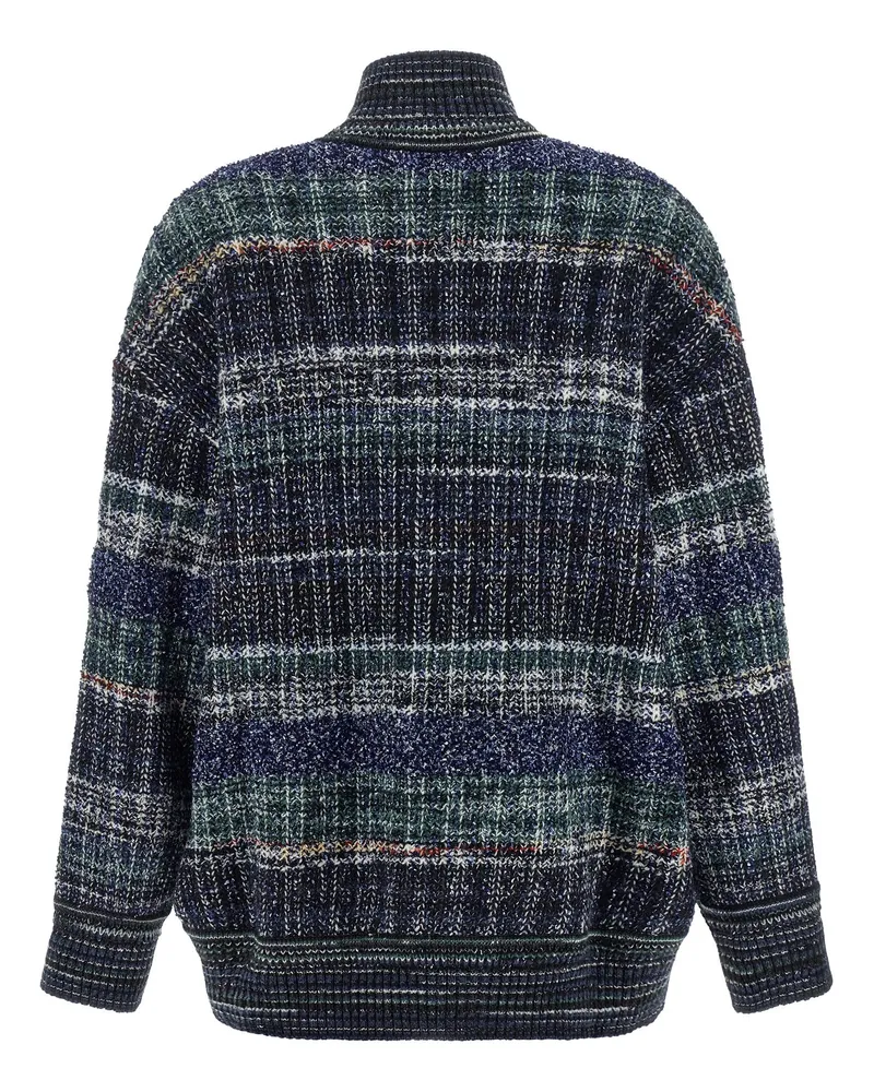 Missoni Women's Blue Wool Cardigan Clothing Navy