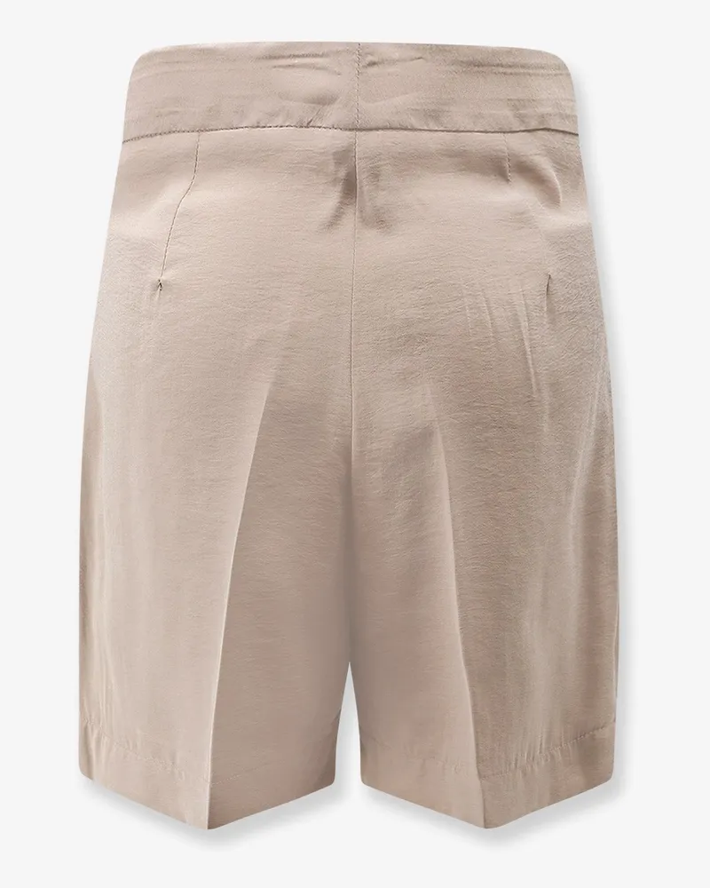 Hevò Women's Bermuda Shorts Torre Lapillo Beige Modal Beige