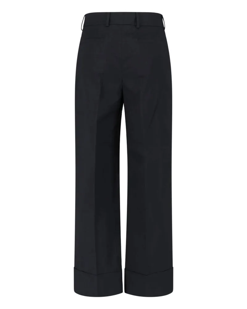 Incotex Women's Trousers Black Cotton Black