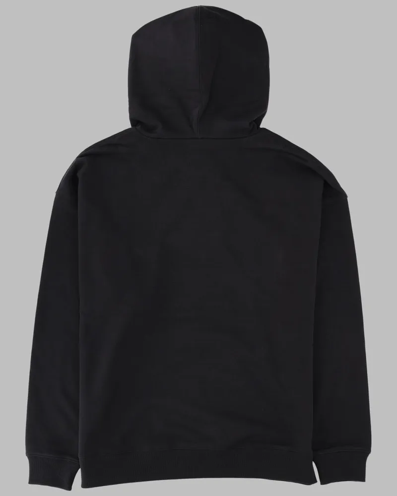 adidas Logo-Embroidered Cotton Sweatshirt — Black Black